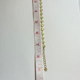 Gold Cutout Heart Bracelet
