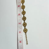 Gold Coin Bracelet