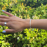 Thin Silver Bangle (x•)