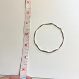 Silver Wavey Bracelet