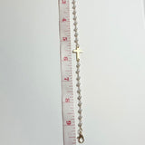 Pearl Cross Bracelet