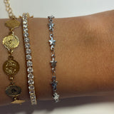 Dainty Silver Star Bracelet
