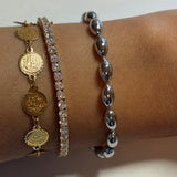 Sliver Bead Bracelet
