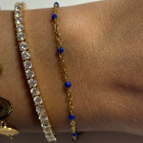 Blue Bead Bracelet