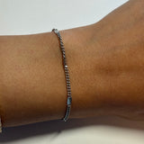 Dainty Silver Chain Bracelet