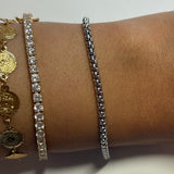 Silver Rope Bracelet