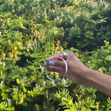 Silver Medium Bangle Adjustable