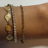 Gold Twisted Bracelet