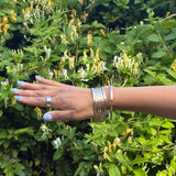 Hammered Gold Bangles SET