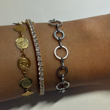 Circle Silver Bracelet