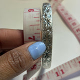 Silver Medium Bangle Adjustable
